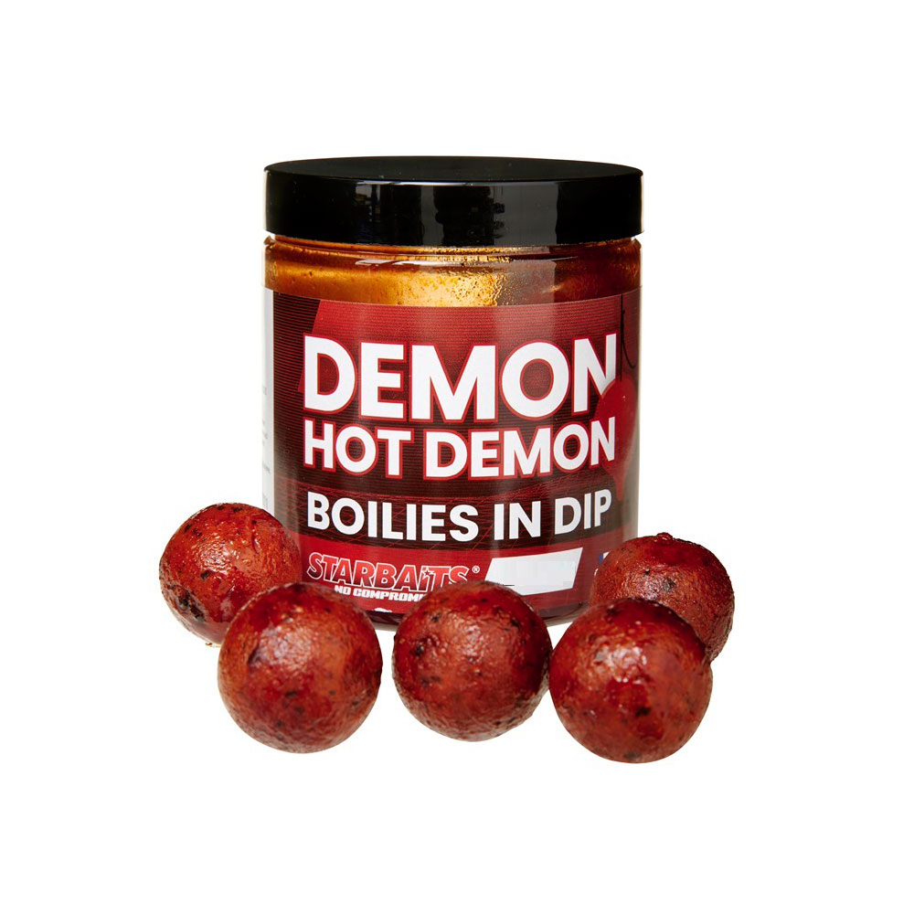 STARBAITS Boilies In Dip Hot Demon 150g